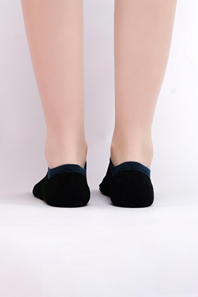 Mısırlı MISIRLI Mısırlı Kadın Bambu Tekli Siyah Yazlık Babet Çorap M 72352 S