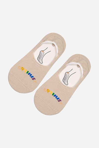 Mısırlı MISIRLI Aytuğ Kadın Pamuk 2 Çift Özel Kutulu Babet Çorap 31354 4