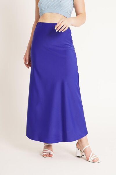 Hipo Trend Сатинова довга спідниця-кльош - крій дзвін