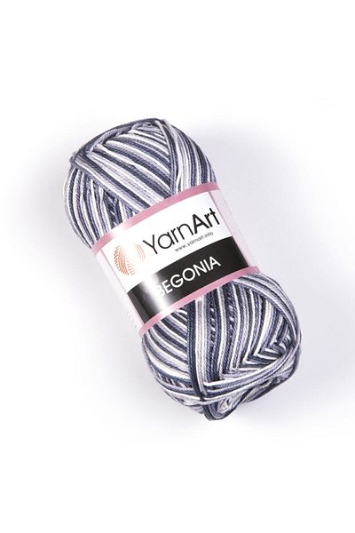 Yarnart Begonia Melange - Ebruli, Mercerized Χειροποίητο Πλεκτό Ebruli-509