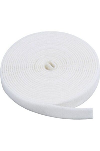 Kezban Tekstil Beyaz Cırt Cırtlı Bant 25 Metre 2 Çift Taraflı Amerikan Fermua...