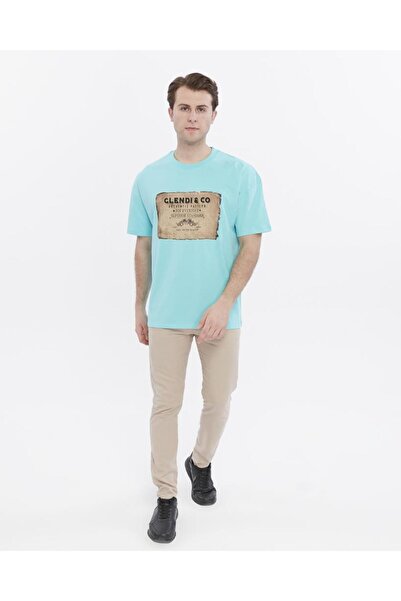 glendi Oversize Print Detailed T-Shirt