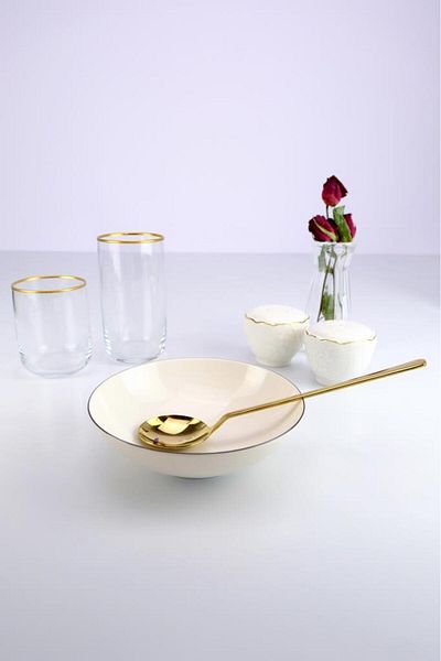 Digithome Lombardino Black Porcelain Soup Bowl - Minimalist Modern, Single, 15 Cm