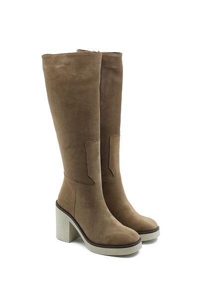 Gusse Women's Desert Genuine Leather Boots