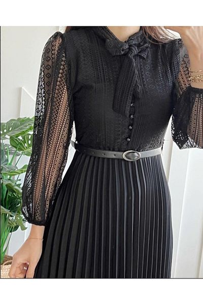 Phoenix Women Pleated Tulle Dress - Skirt Detail
