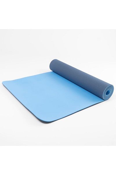 Mitr Blue Non-Slip Yoga & Pilates Mat
