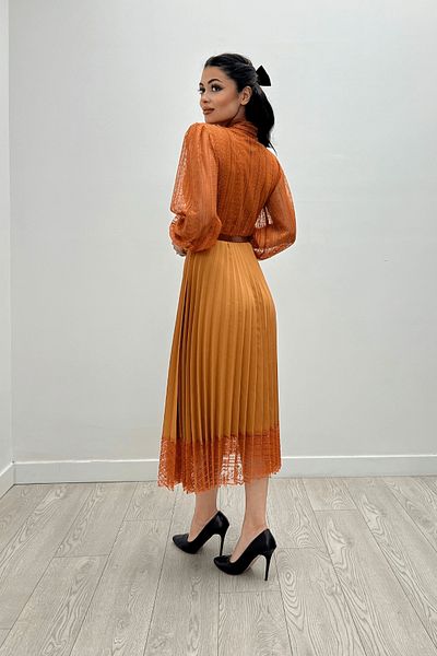 Phoenix Women Pleated Tulle Dress - Skirt Detail