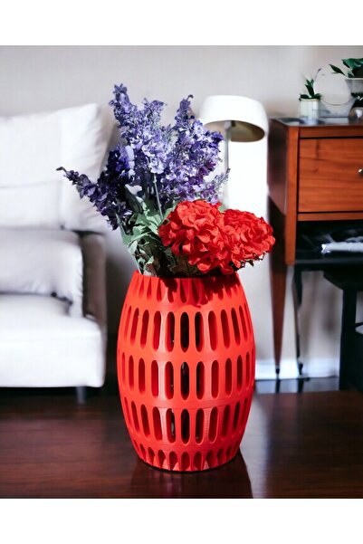 CESTOPİENO 15x15x20 cm Crvena bioplastična velika vaza