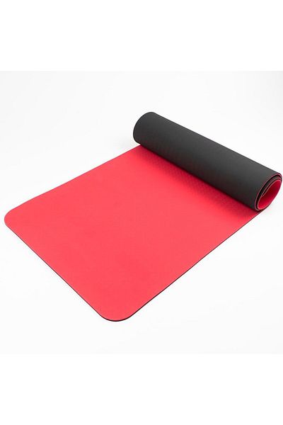 Mitr Red Non-Slip Yoga & Pilates Mat
