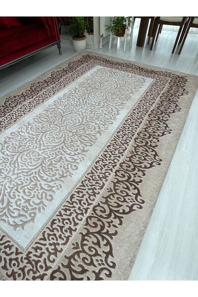 MEKA TEKSTİL Covor din catifea de matase model Scorțișoară - Husă elastică