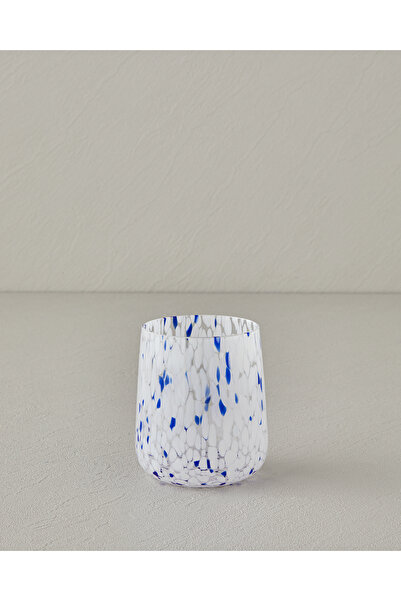 English Home Torcello Cam El Yapımı Meşrubat Bardağı Beyaz