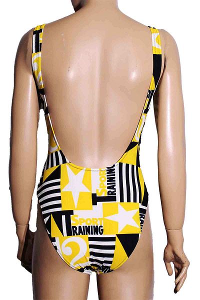 Sude Printed Young Girl's Swimsuit - Ayldz 0509-1-351