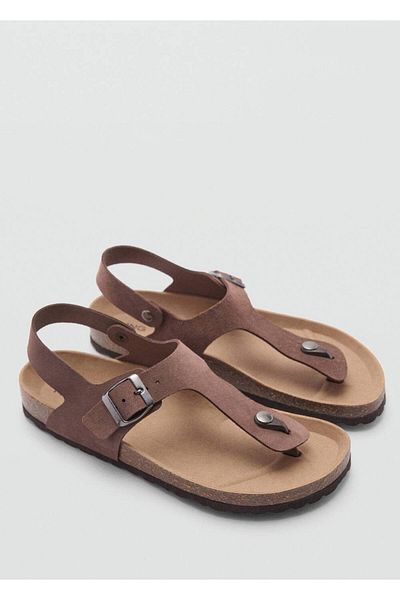 MANGO Man Strappy leather sandals
