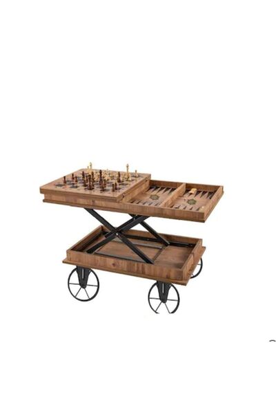 ÖZGÜNHEDİYE Hepyek Akıllı Sihirli Kademeli Sehpa(tavla Taşı Dahildir)