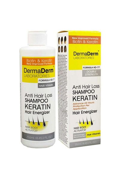 DermaDerm Keratin Formula Hd 77 - Shampoo for Hair Loss