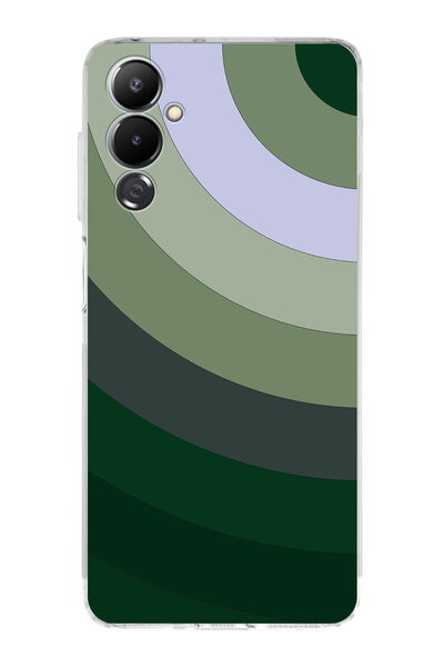 PrintiFy Tecno Pova 4 Uyumlu Kamera Korumalı Renk Cümbüşü C Tasarımlı Şeffaf ...