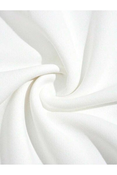 Touz Moda Біла унісекс-худі з капюшоном і принтом скелета на рукаві