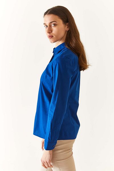 U.S. Polo Assn. SALY023K Cămașă Basic Slim Fit pentru femei - Mâneci lungi