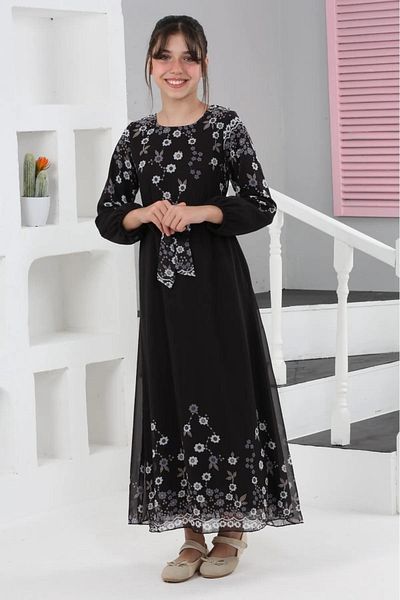 Wild Flower Girl - Stylish and Comfortable Floral Print Long Dress
