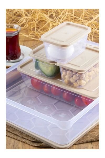 Tinsmith 8 Piece Picnic and Breakfast Fresh Food Storage Set