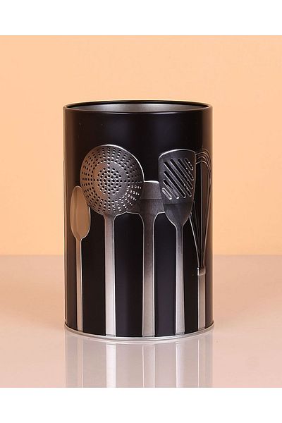 UCR HOME Μοτίβο μεταλλικού κυλίνδρου - Συλλέκτης σέσουλα σερβιρίσματος κουταλιών και τρυπητό