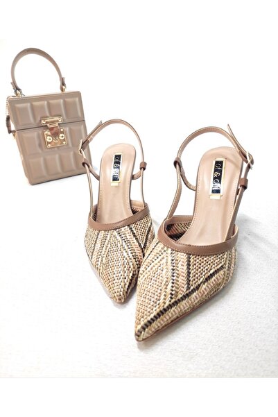 Of&Off KADIN HASIR DOKULU TOPUKLU AYAKKABI