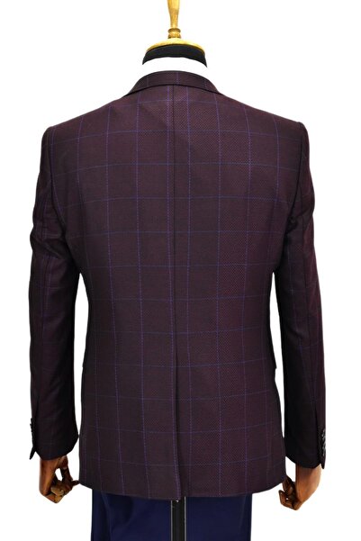 BAGLAN Erkek Bordo Kombinli Takım Elbise VPO-5118