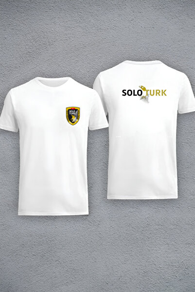 JoneBase تي شيرت قطني كبير الحجم مطبوع تركي للجنسين