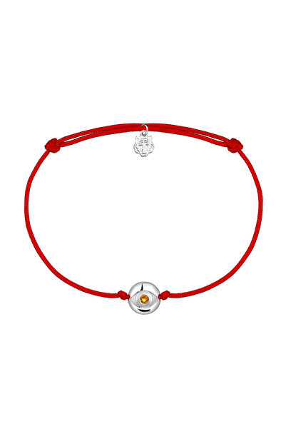 Les Tigres Kaplan Göz Kırmızı İp Bileklik