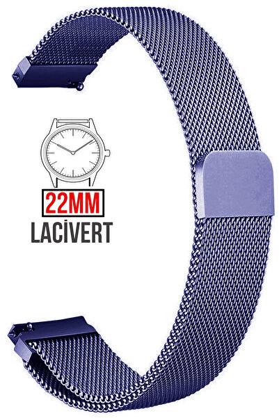 COBRA سوار ساعة معدني مغناطيسي متوافق مع 22 مم من Fossil-Welder-Casio-Seiko-O...