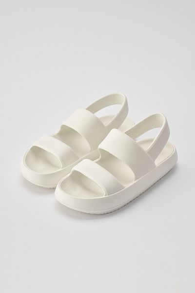 OZYO Masai White Double Band Eva Beach Daily Summer Sandals Slippers