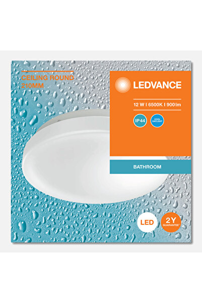 Genel Markalar Ceiling Round 210 12W 865 Ip44 Led Plafonyer 12W Beyaz