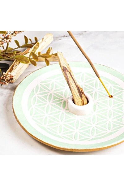 Mitr Yeşil Yaşam Ağacı El Yapımı Palo Santo Tütsülük (ağaç Tütsülük)