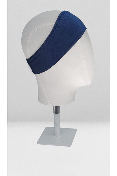 nanak Navy Blue Non-Slip Tape Bonnet (Non-Slip)