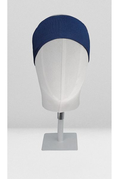 nanak Navy Blue Non-Slip Tape Bonnet (Non-Slip)