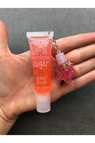 MUJGAN Gökkuşağı Dudak Parlatıcısı Yıldızlı 2’li Rainbow Sugar Shiny Lip Glos...