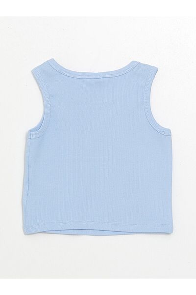 LC Waikiki Crop-Tanktop mit Rundhalsausschnitt für Mädchen