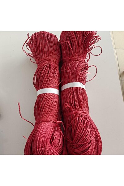 Engin TT Kağıt Ip Çanta,şapka,hobi Ipi (KIRMIZI-500GR)