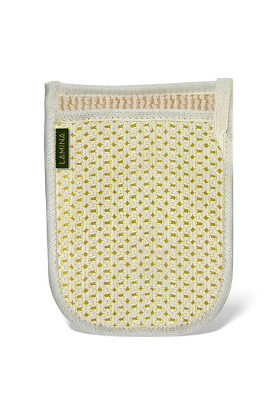 lamina Sided Cotton Bath Glove. Turkish Bath Scrub