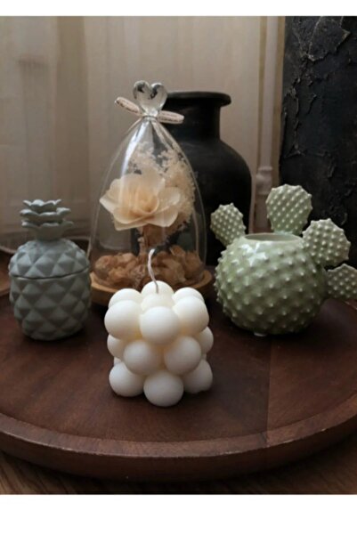 HogART Design Yuvarlak Bubble Mum Kalıbı