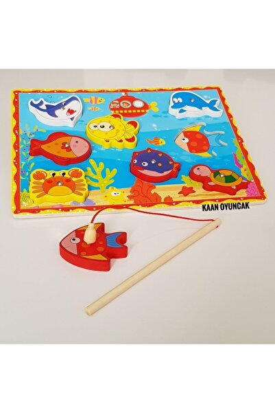 kaan oyuncak Balık Tutma 8 Parça (kırmızı)