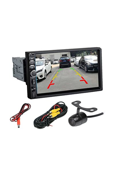 EXVOL Ince Kasa Ayarlanabilir Double Teyp Tofaş Model Hd 7 Inc Park Kamerası Hediye Bluetooth Usb Aux