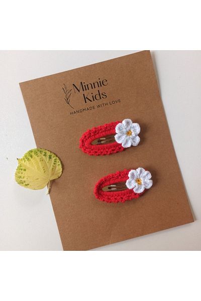 MinnieKids Baby Girl 2 Pieces Daisy Knitted Snaps