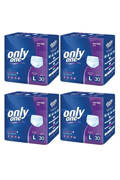 ONLYONE Only One Emici Külot Bez 30'lu 4 Paket L