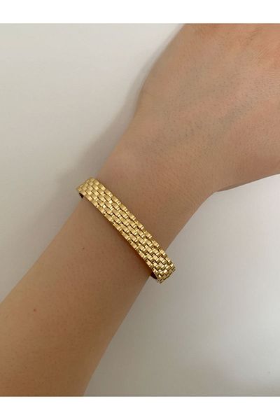 Parla Steel brand model five-row handcuff bracelet