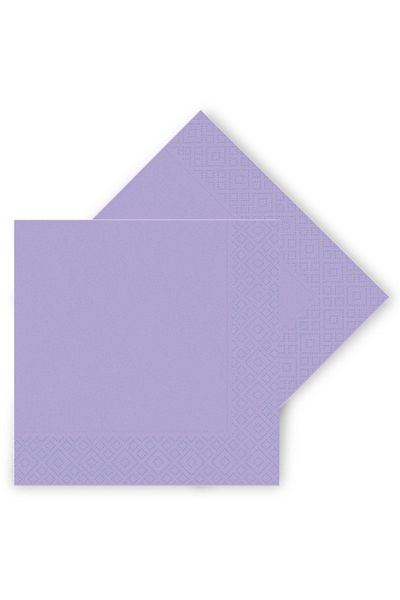 aşkın concept Lilac Paper Napkin 16 Pieces Macarons Color Pastel Color