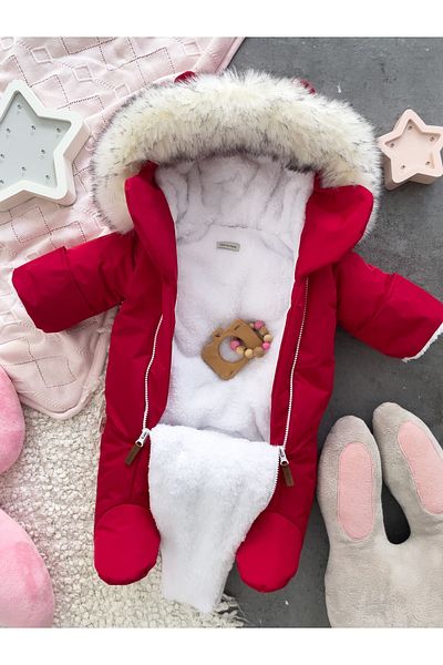 Dennis Denise Waterproof Snow Resistant Fur Astronaut Jumpsuit