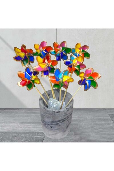 Dodemert Home Rüzgar Gülü Saksı Dibi Süsü & Teraryum Obje 4 Lik