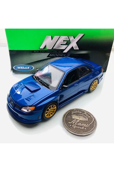KARSAN سوبارو امبريزا Wrx Sti أزرق بمقياس 1:24 ماركة ويلي