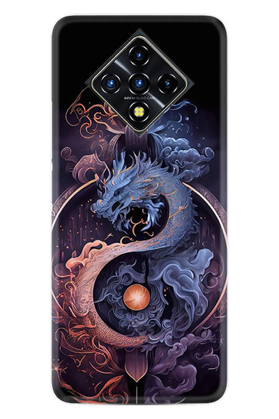 INFINIX Zero 8 Kılıf Desenli Baskılı Silikon Dragon STK:52